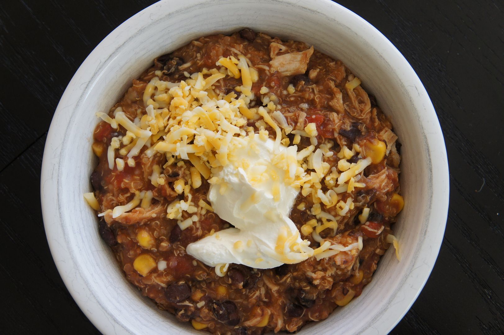 Anne's Odds and Ends Crockpot Quinoa Chicken Chili